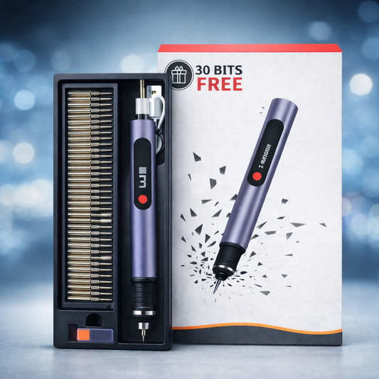 Cordless Electric Engraving Pen with 30 Bits