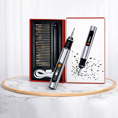 Cordless Electric Engraving Pen with 30 Bits